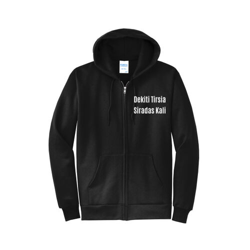 Adult Unisex Full-Zip Hoodie (Design #2) Thumbnail