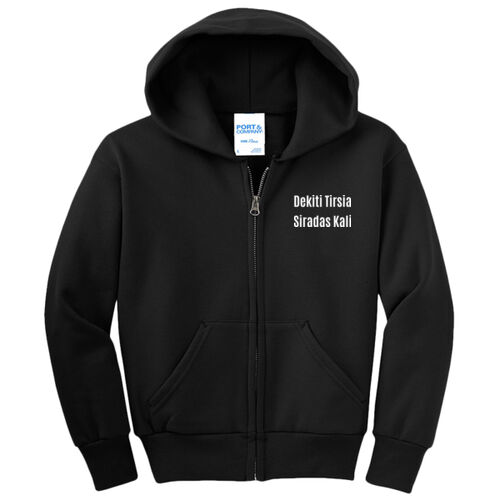 Youth Full-Zip Hoodie (Design #2) Thumbnail